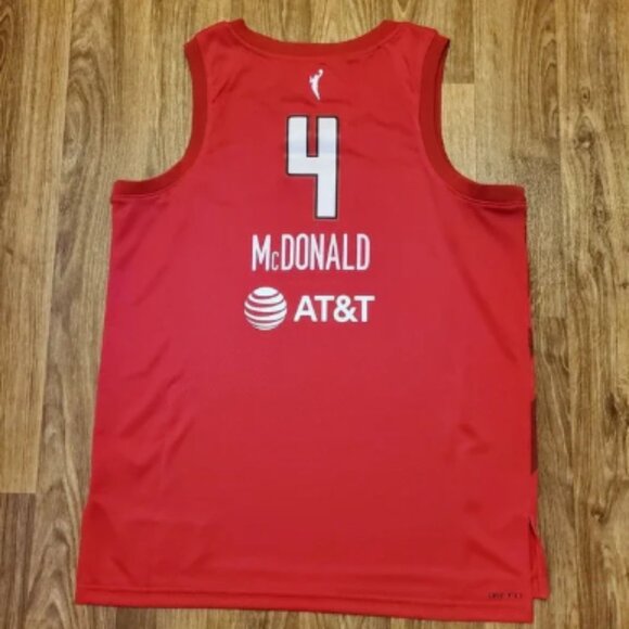 Atlanta Dream Jersey Women Large McDonald Nike Explorer Edition NBA Basketball - Picture 3 of 7